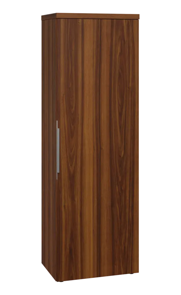 SISR 5 - 61 šatní skříň, 1-dveřová, výsuvné ramínko, pravá, 1820x600x400, ořech královský